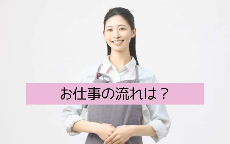 仕事の流れのモデルケース